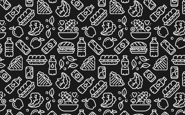 Паттерн еда вектор