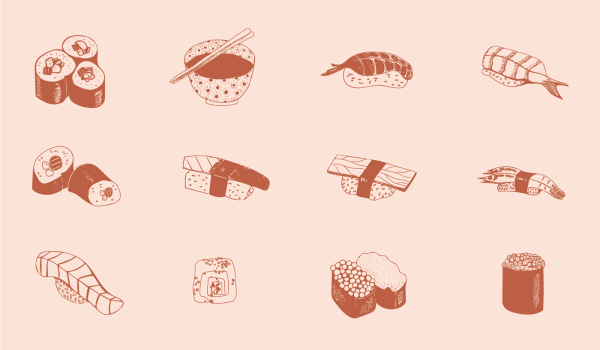 Роллы вектор