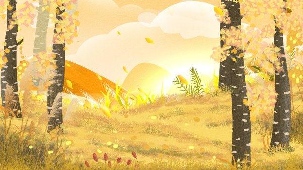 Детские осенние фоны