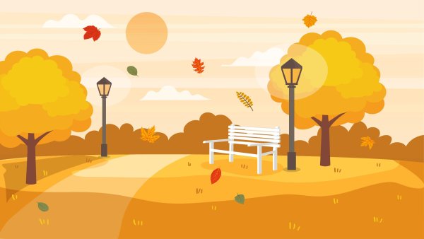 Осень мультяшная