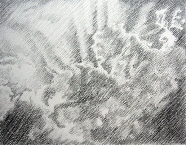 Штрихи простым карандашом