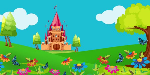 Сказочный замок для детей детского сада