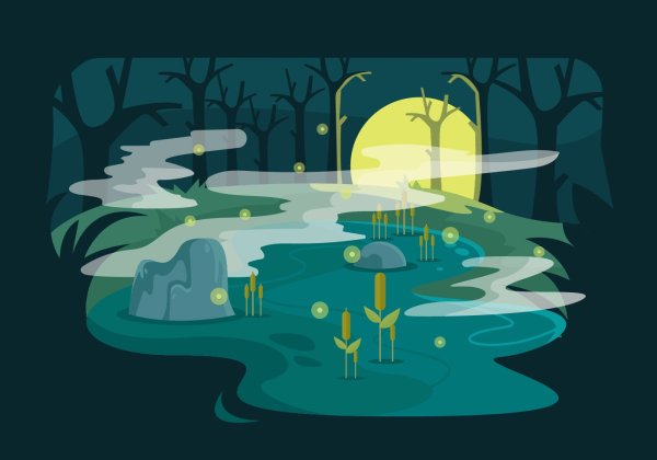 Болото вектор