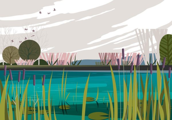 Болото вектор