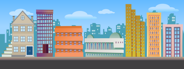 Панорама города для детей