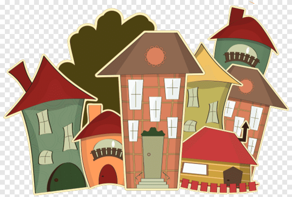 Сказочные многоэтажные домики