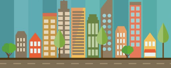 Панорама города для детей