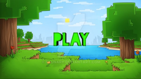 Мультяшные фоны майнкрафт