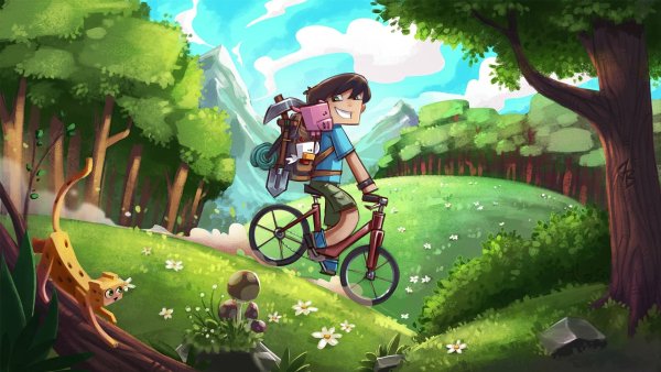 Майнкрафт арт пейзаж