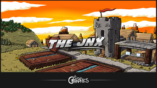 Мультяшная деревня для шапки