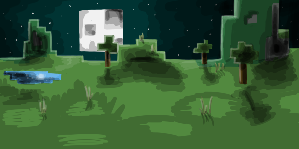 Нарисованный мир майнкрафт