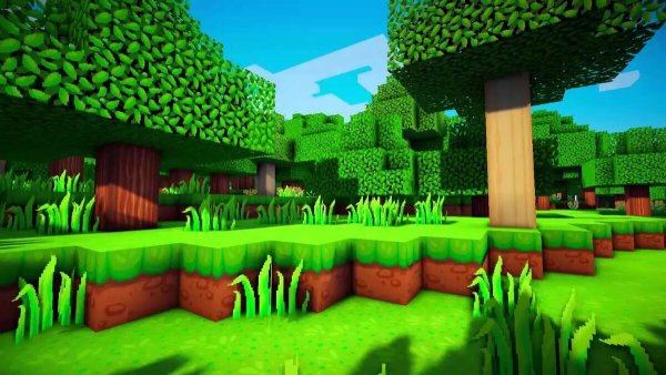 Шапка для ютуба в стиле майнкрафт