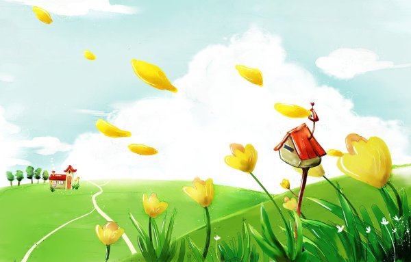 Веселый пейзаж