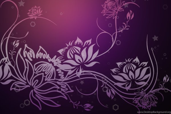 Фиолетовые узоры