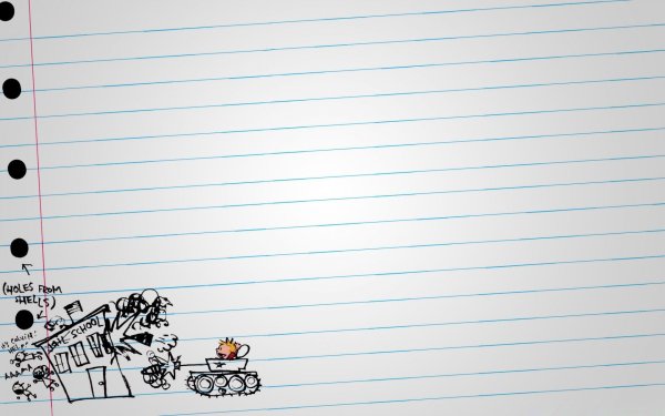 Тетрадный лист в линейку фон