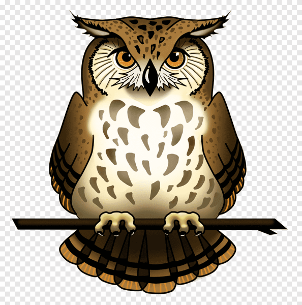 Филин мультяшный