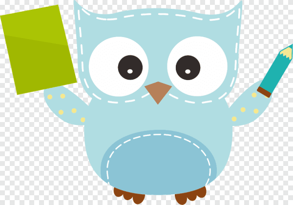 Совушка на прозрачном фоне