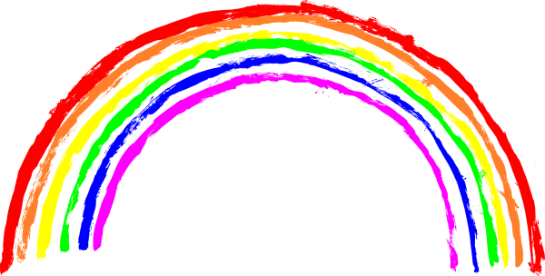 Радуга на прозрачном фоне