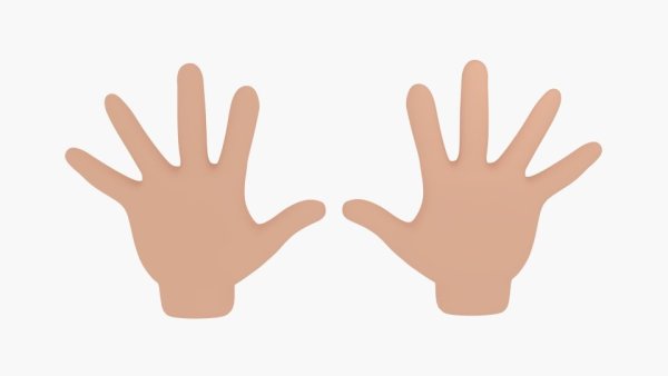 Ладони мультяшные