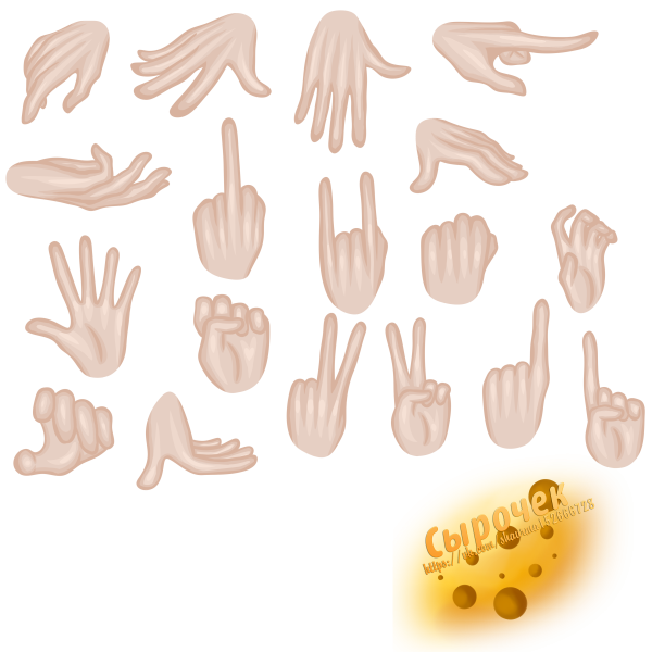 Кисти рук для АВАТАРИИ