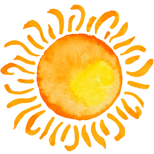 Солнце нарисованное