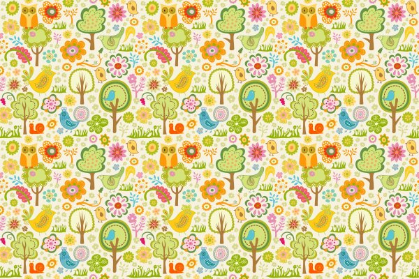 Бесшовные фоны - детские