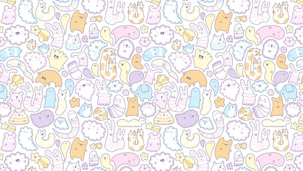 Милый бесшовный фон