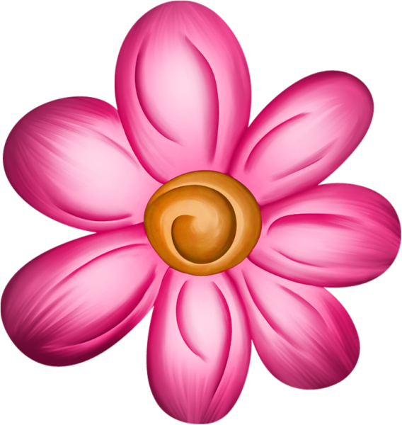 Цветок мультяшный