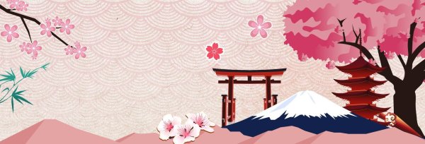 Красивый фон в японском стиле