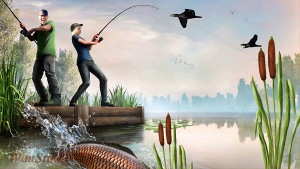 Фон рыбалка для фотошопа