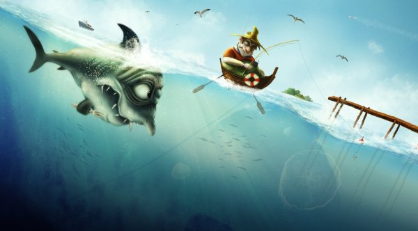 Обои день рыбака