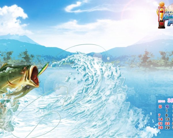 Фон рыбалка