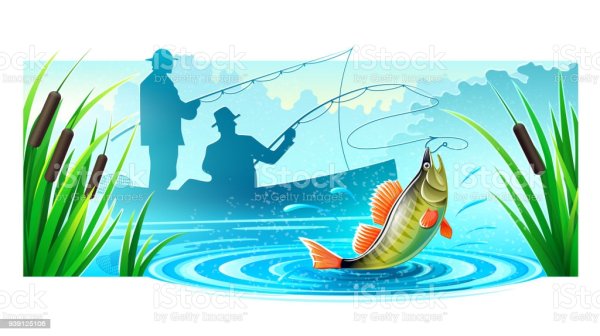 Макет рыбалка