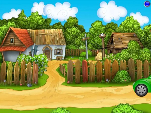 Домик в огороде для детей