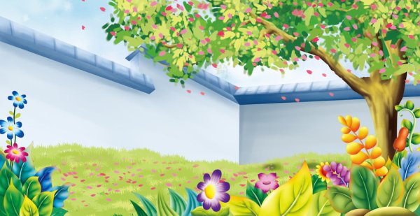 Огород иллюстрация