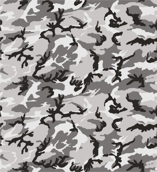 Ткань Black Camo Urban