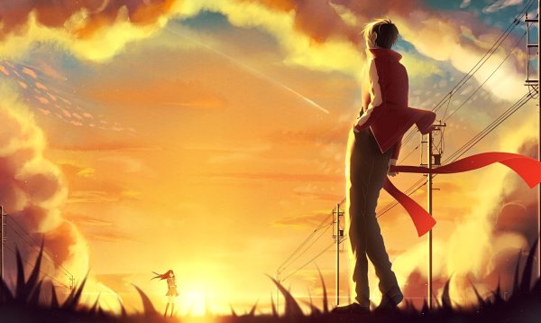 Аниме закат романтика