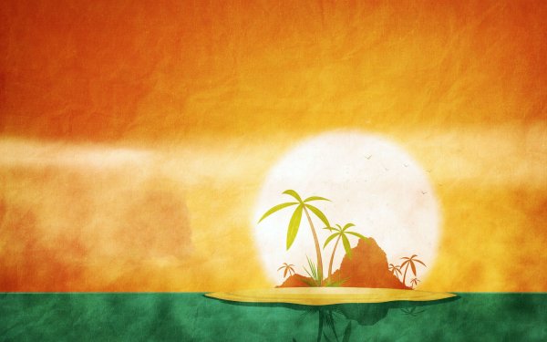 Рисунки на оранжевом фоне