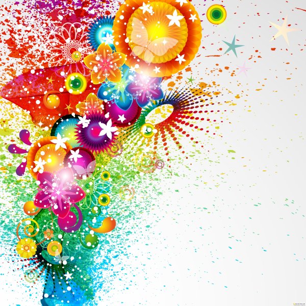 Яркий фон для рекламы