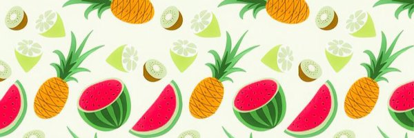 Фон с экзотическими фруктами мультяшные