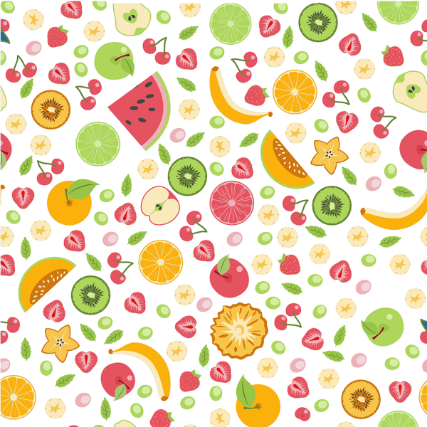 Фрукты фон вектор