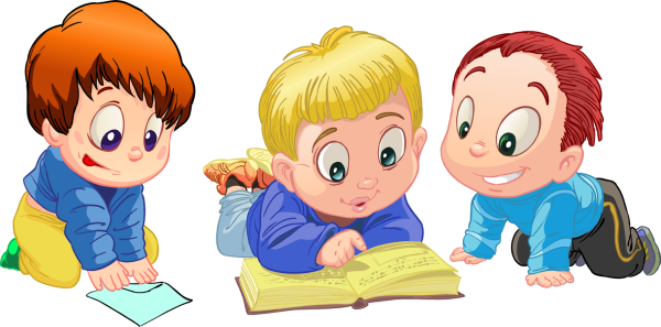 Дети на прозрачном фоне