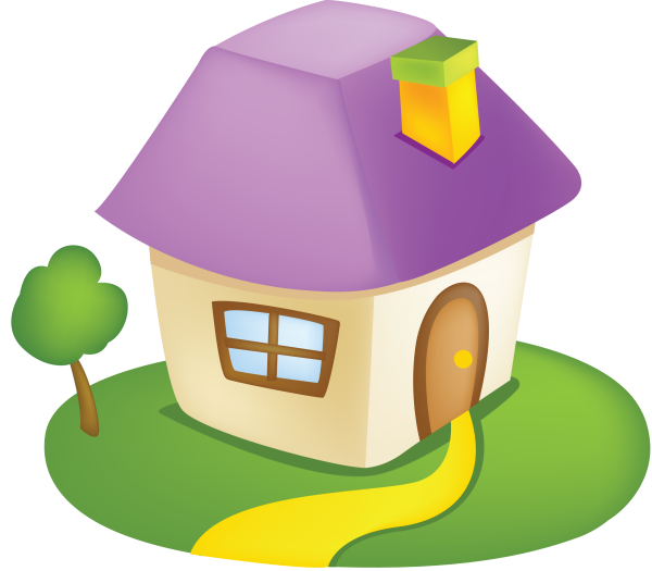 Домик мультяшный