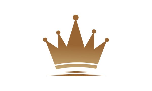 Изящная корона на логотип