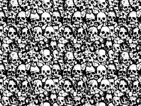 Череп с узорами