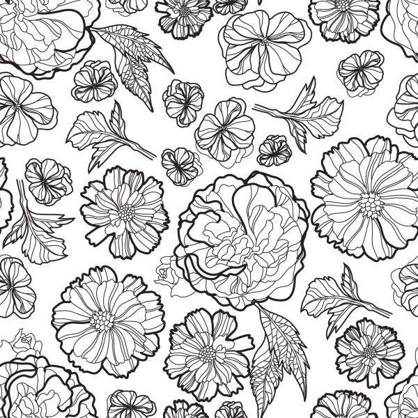 Паттерн цветы