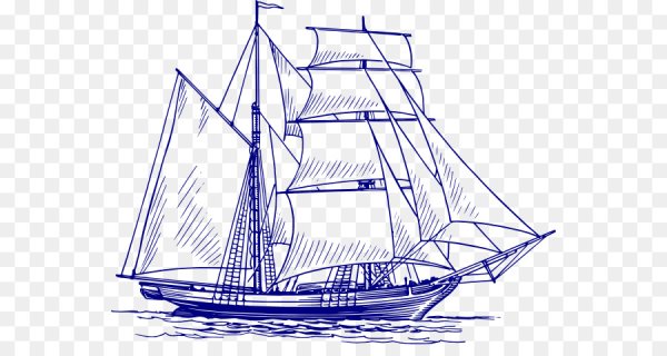 Парусник раскраска