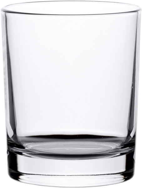 Пустой прозрачный стакан