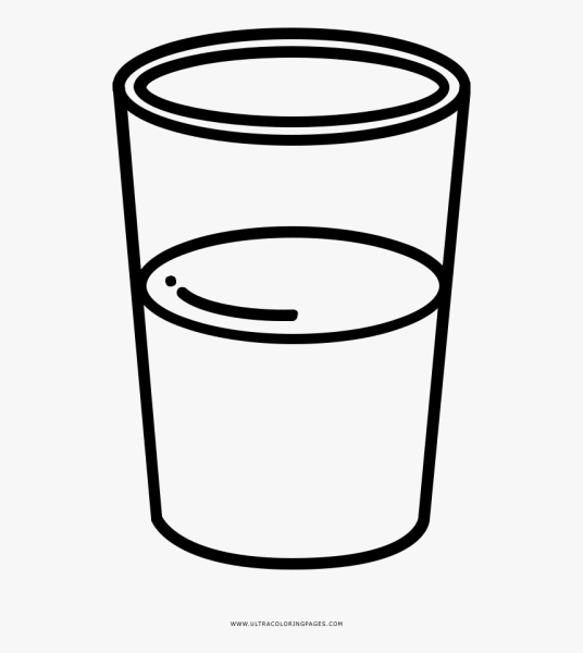 Стакан сока раскраска