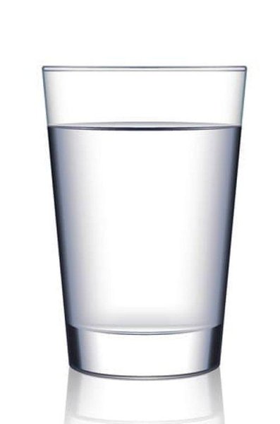 Стакан воды без фона